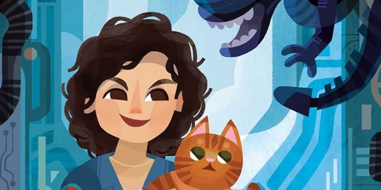 『A is for ALIEN: An ABC Book』の表紙を飾るエレン・リプリー