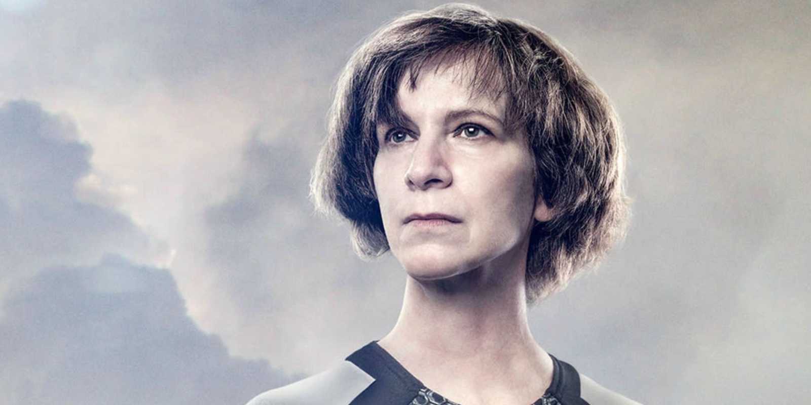Wiress na svojom promo plagáte k hre The Hunger Games Catching Fire
