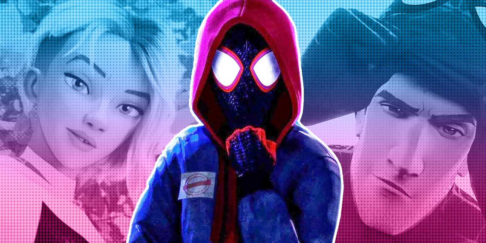 Spider-Gwen, Miles Morales como Spider-Man y Peter Parker