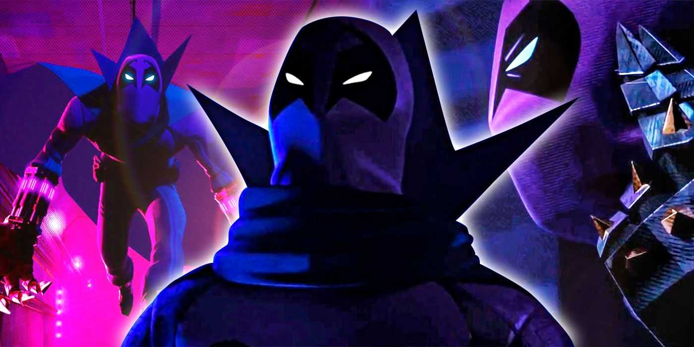Collage del Merodeador de las películas de Spider-Verse.