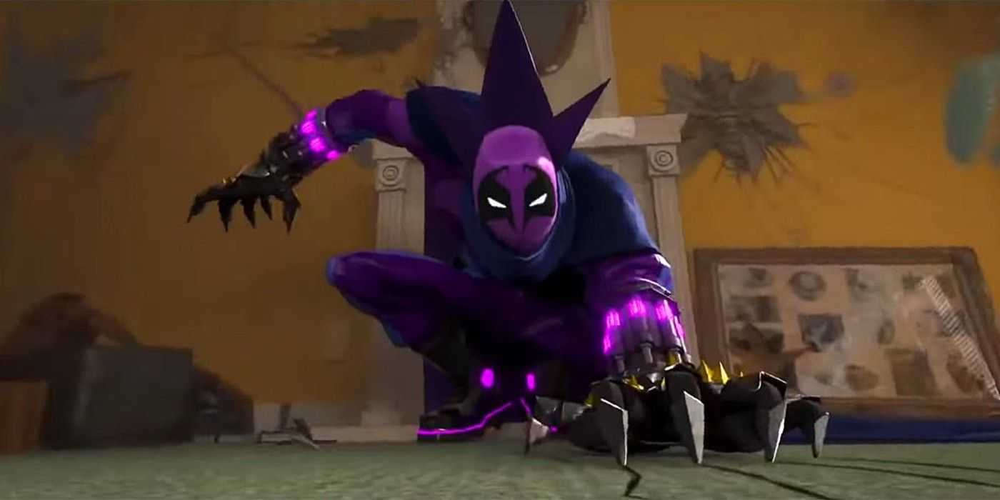 El Merodeador lo persigue en Spider-Man: Into the Spider-Verse.