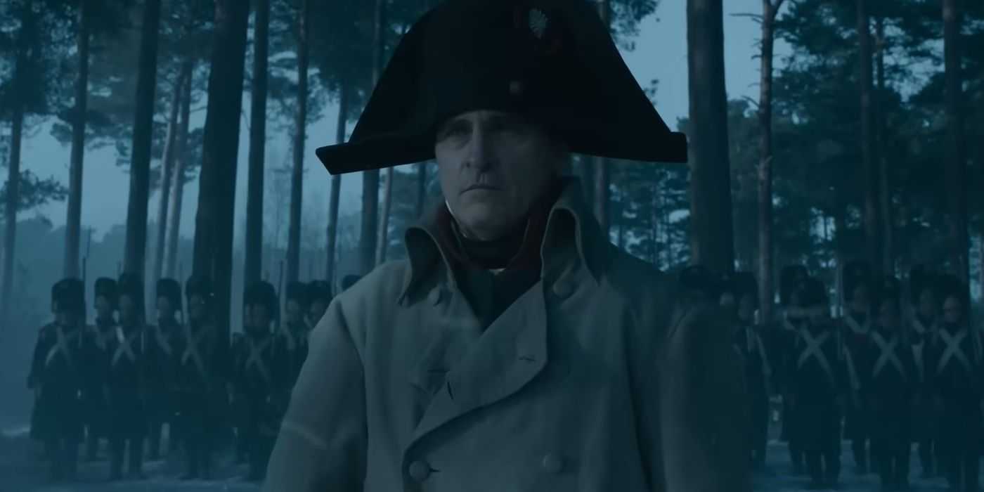 Napoleón Bonaparte observando la batalla de Austerlitz