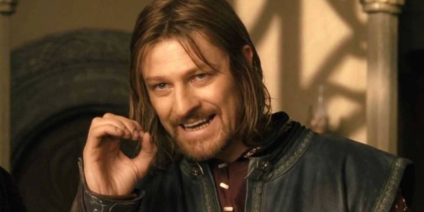 Boromir hovorí počas formovania Spoločenstva v Pánovi prsteňov