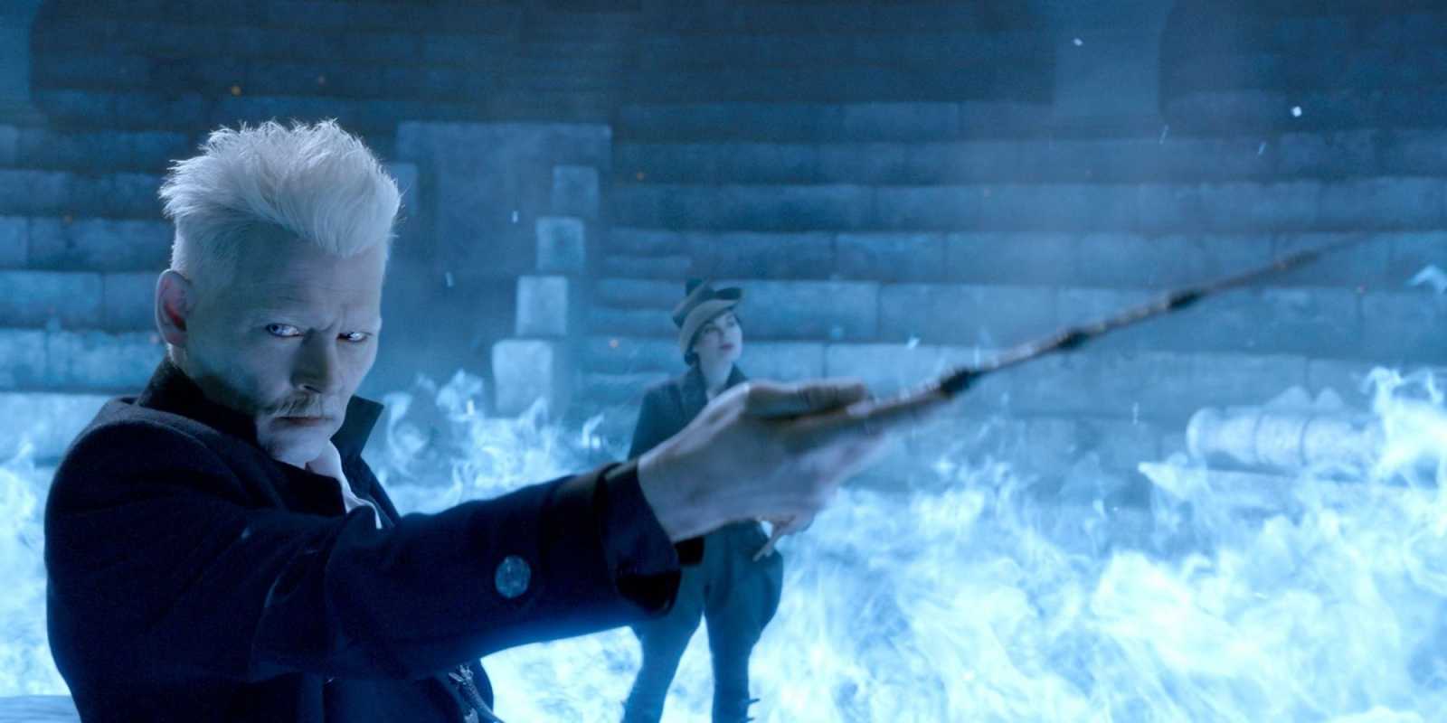Protego Diabolica wird von Gellert Grindelwald im Film „Phantastische Tierwesen“ verwendet