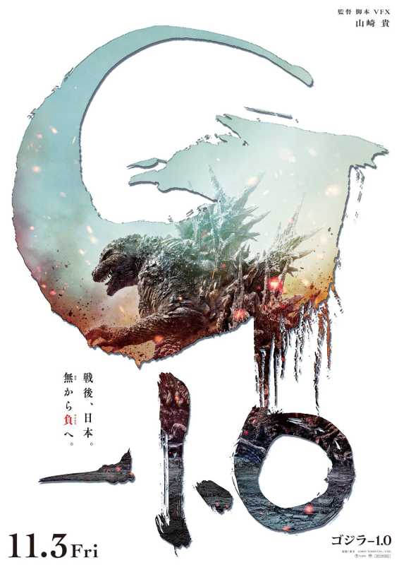 Godzilla Minus One Filmplakat