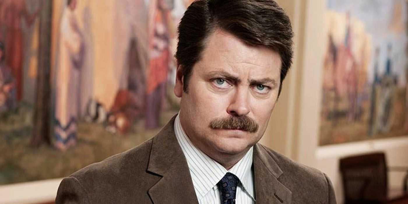 Parklar ve Rekreasyon dizisinde Ron Swanson rolünde Nick Offerman
