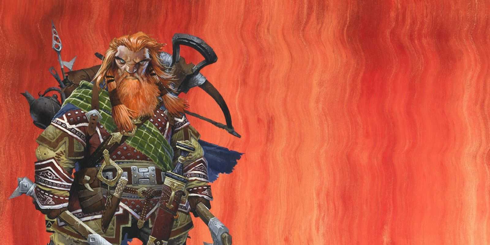 Der Ranger steht mit grimmiger Miene da