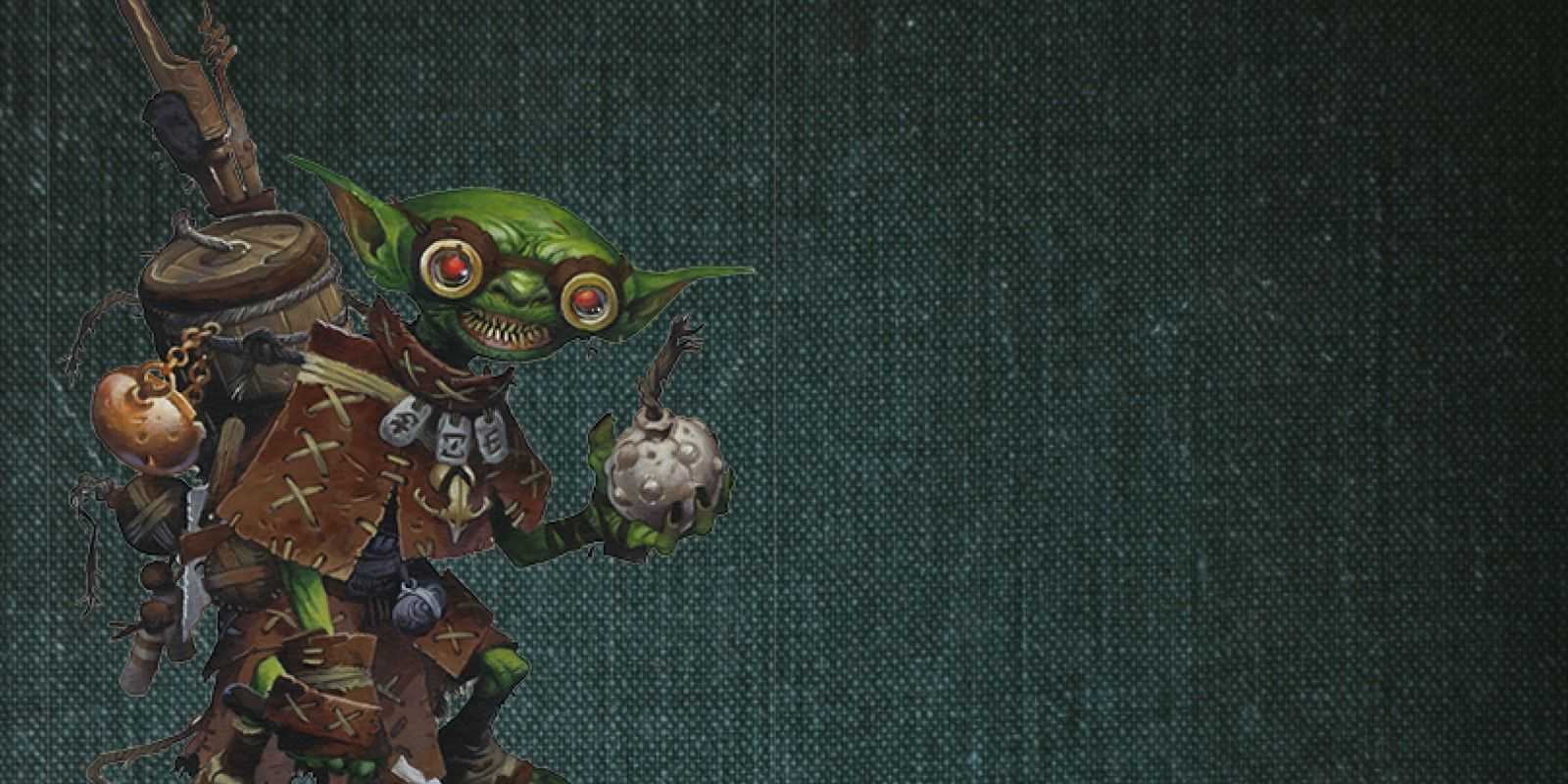 Der Alchemist mit einem bösen Grinsen im Gesicht