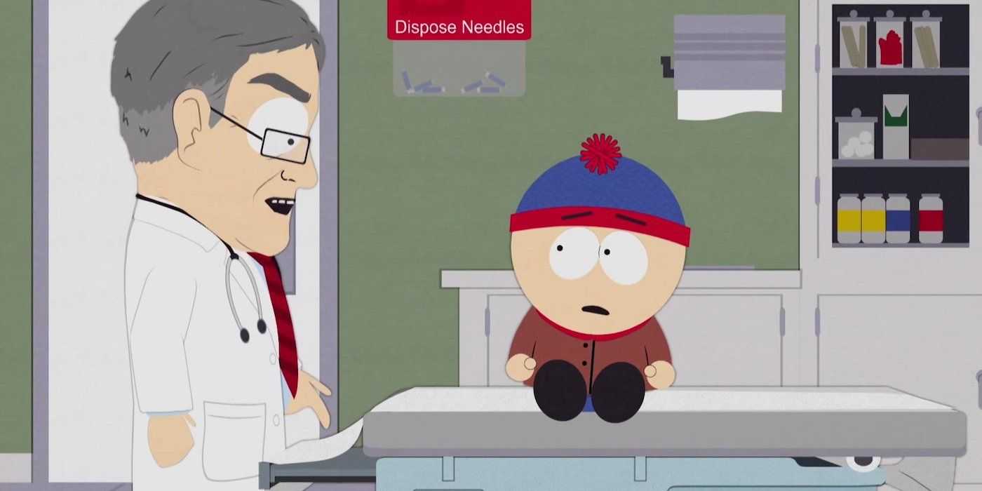 Stan Marsh spricht mit einem Arzt in South Park