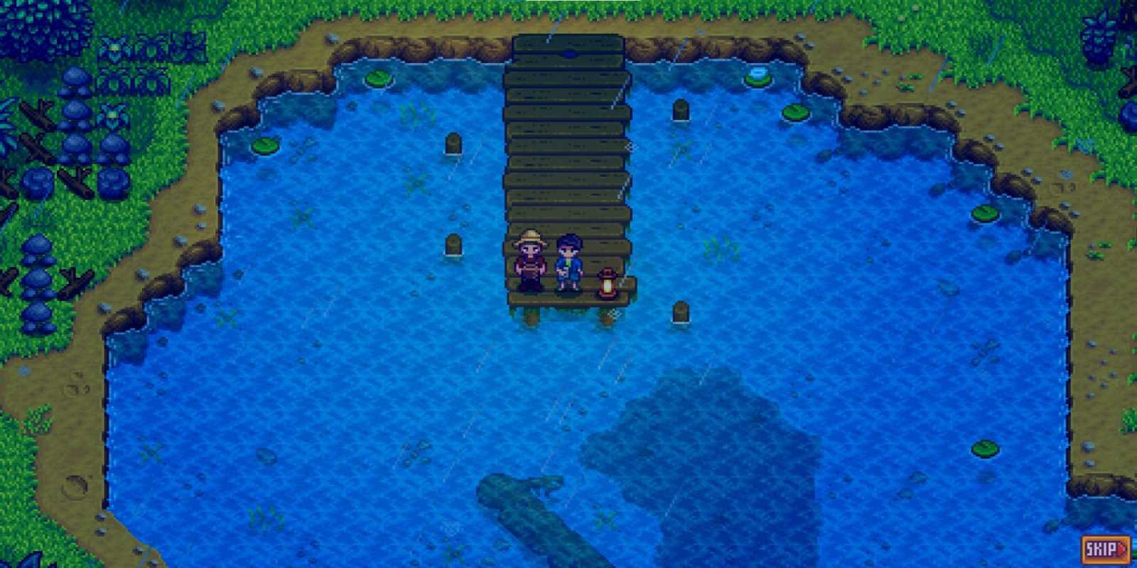 Выпейте с Шейном в доках во время его мероприятия Stardew Valley 2 Heart Event.