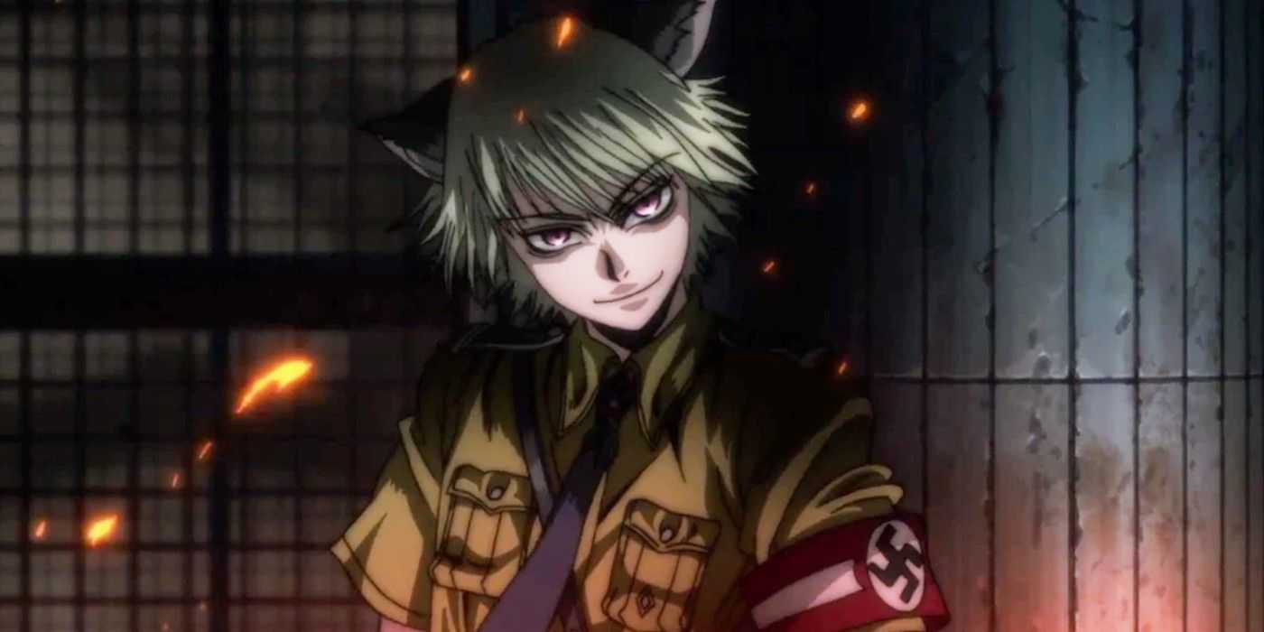 Шрёдингер наблюдает, как горит Лондон в Hellsing Ultimate