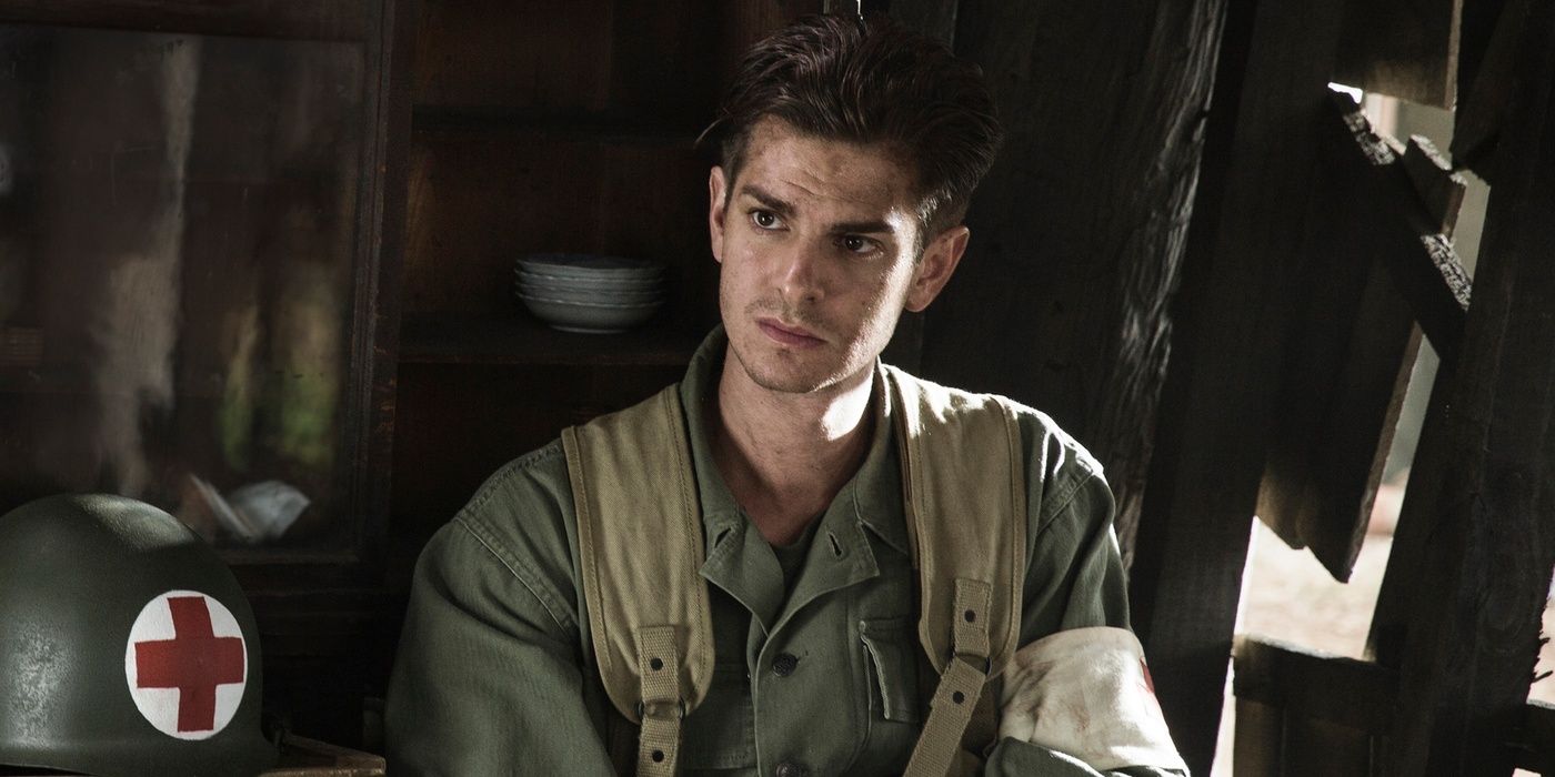 Andrew Garfield als Desmond Doss in Hacksaw Ridge