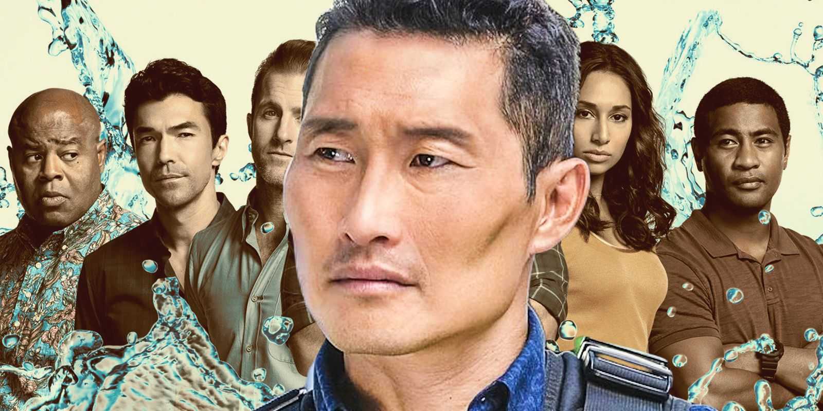 Дэниел Дэ Ким и актерский состав Hawaii Five-O