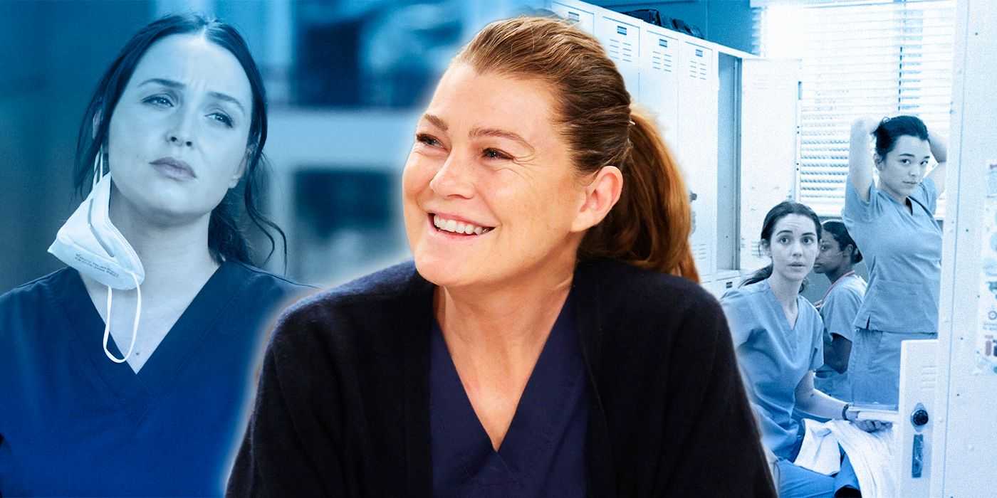 Grays Anatomy Meredith, Jo And Residents