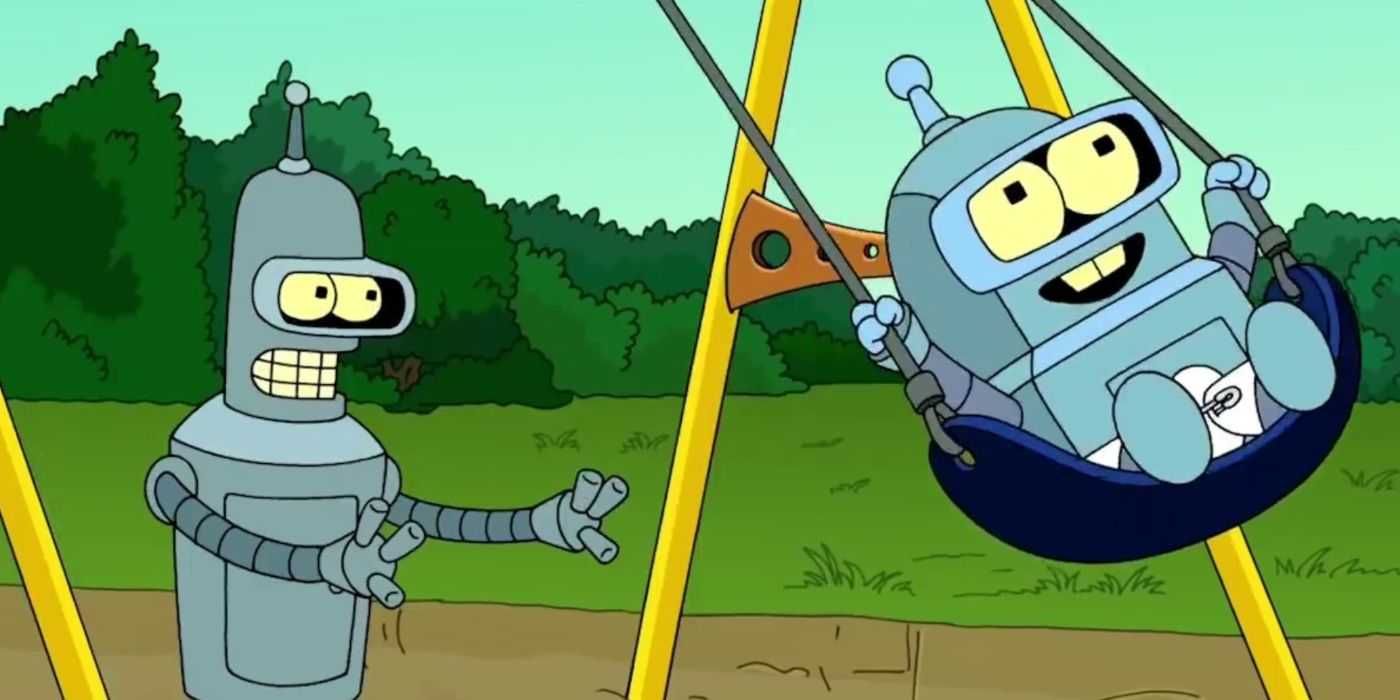 Bender oğluyla Futurama