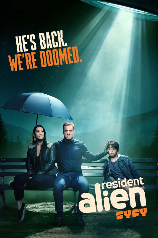 Plagát televíznej relácie Resident Alien