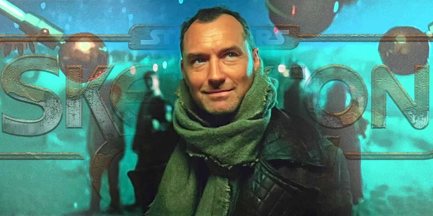 Jude Law a logo pre Star Wars: Skeleton Crew