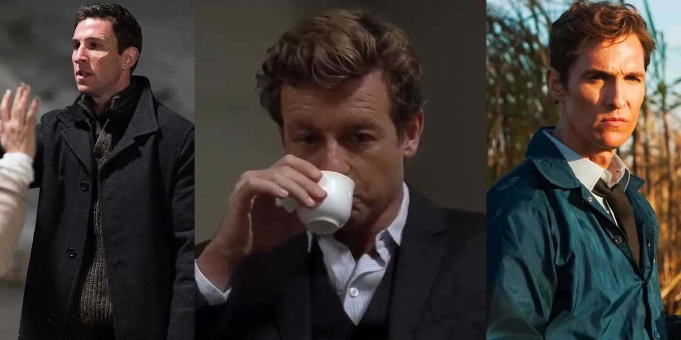 William Lewis (La Ley y el Orden SVU), Patrick Jane (El Mentalista) y Rust Cohle (True Detective T1).