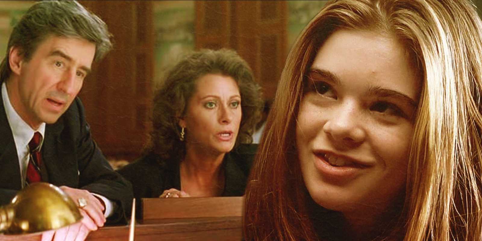 『Law & Order: SVU』エピソード「セカンド・オピニオン」の法廷に出廷する弁護士サム・ウォーターソン セリーナ・ベンソンとエピソード「スリル」のアデル・グリーン