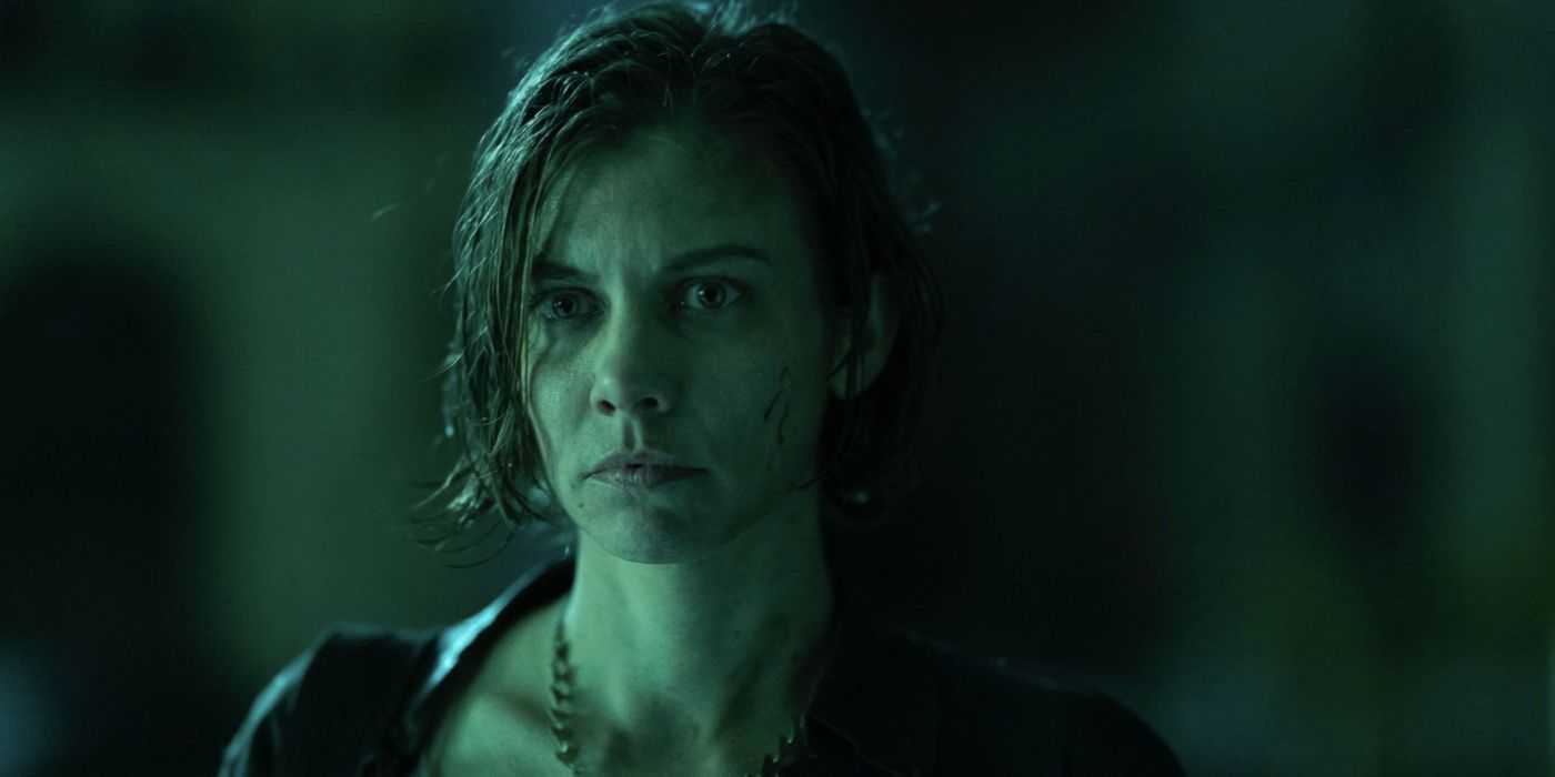 Maggie Rhee, ktorú hrá Lauren Cohan, vo filme The Walking Dead: Dead City