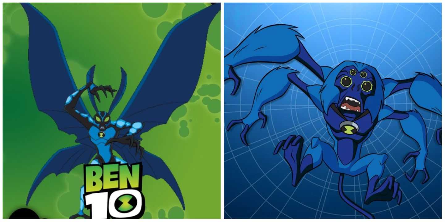 Big Chill a Spidermonkey v Ben 10: Alien Force