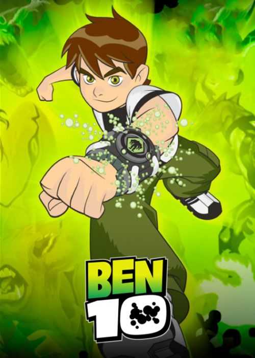 Ben 10 séria 2005 Ben vyskočil s hodinkami k obrazovke