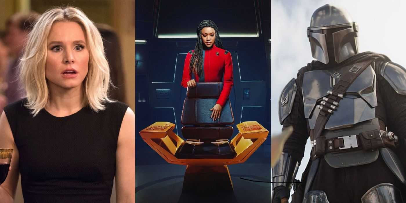 Eleanor Shellstrop von The Good Place, Michael Burnham von Star Trek Discovery und Din Djarin von The Mandalorian