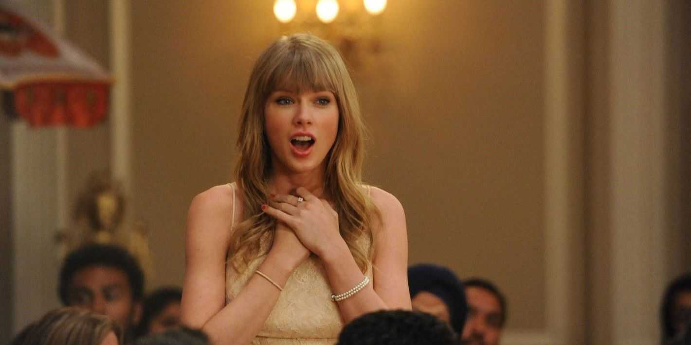Taylor Swift als Elaine sieht in „New Girl“ schockiert aus