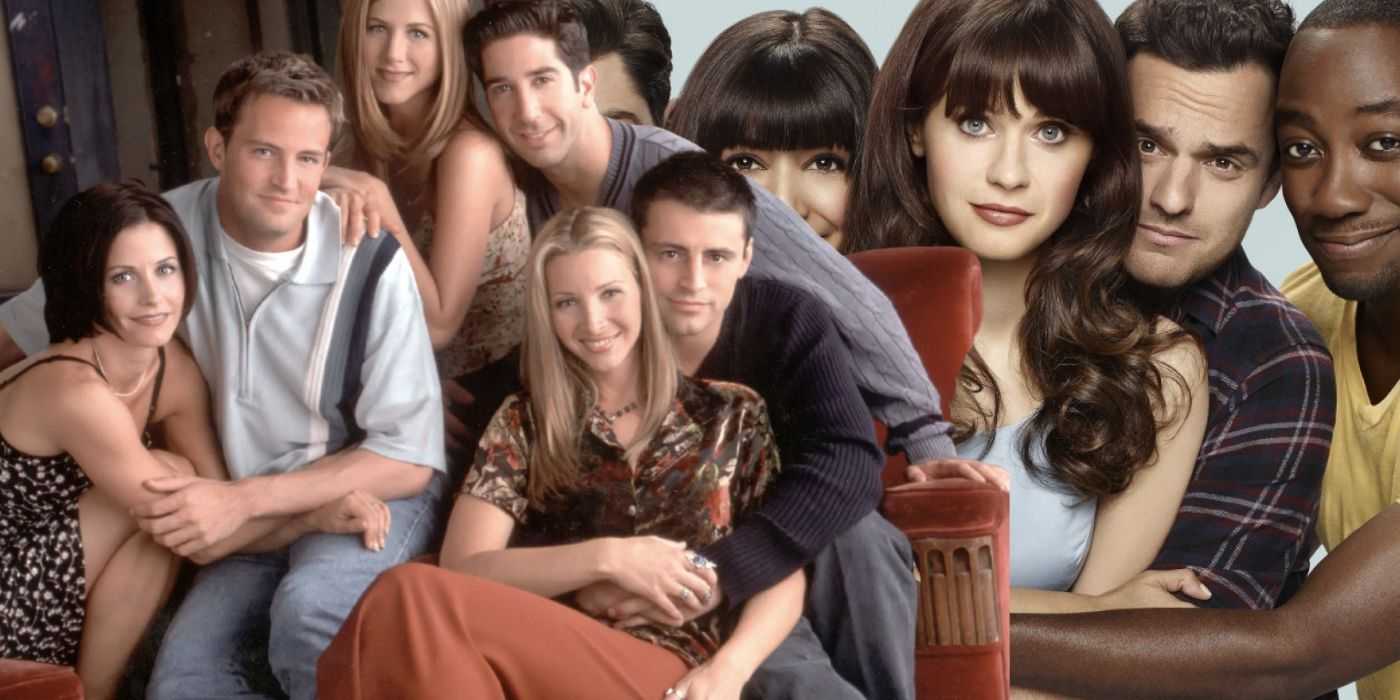 Collage der Abgüsse von Friends und New Girl