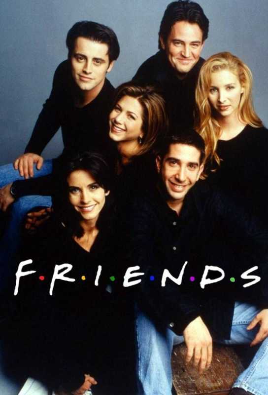 Programa de televisión de amigos Póster