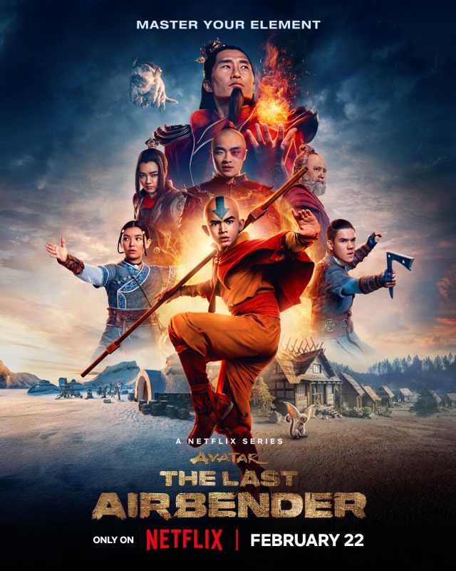 Póster del programa de televisión Avatar, The Last Airbender 2024