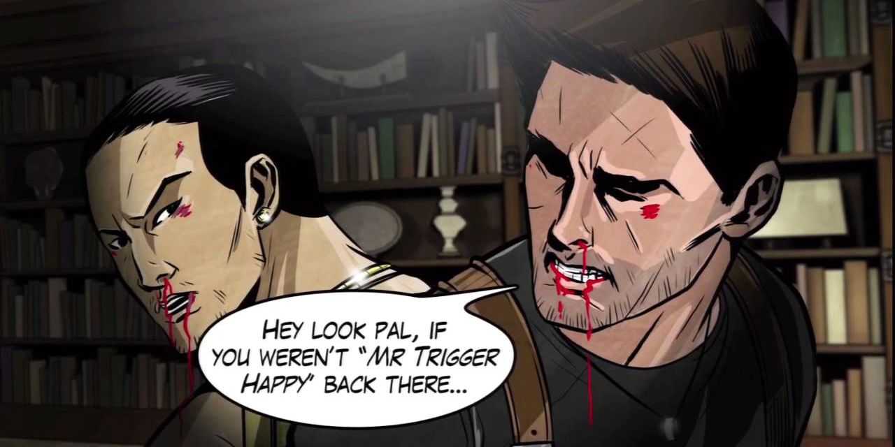 Nathan Drake und Eddy Raja in Eye of Indra