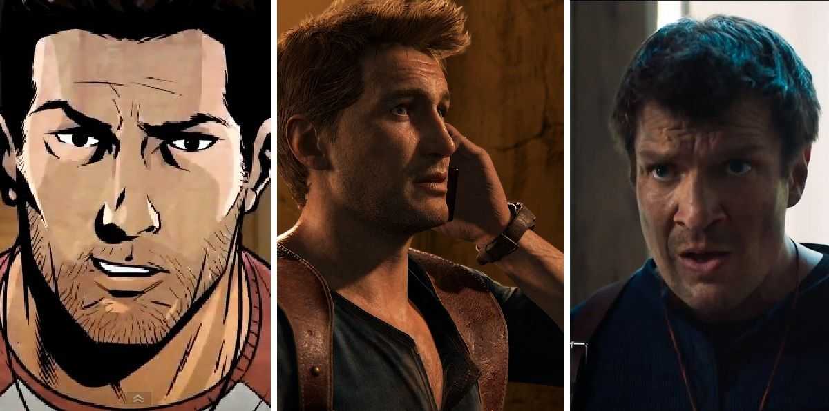 Uncharted Nathan Drake drei Versionen
