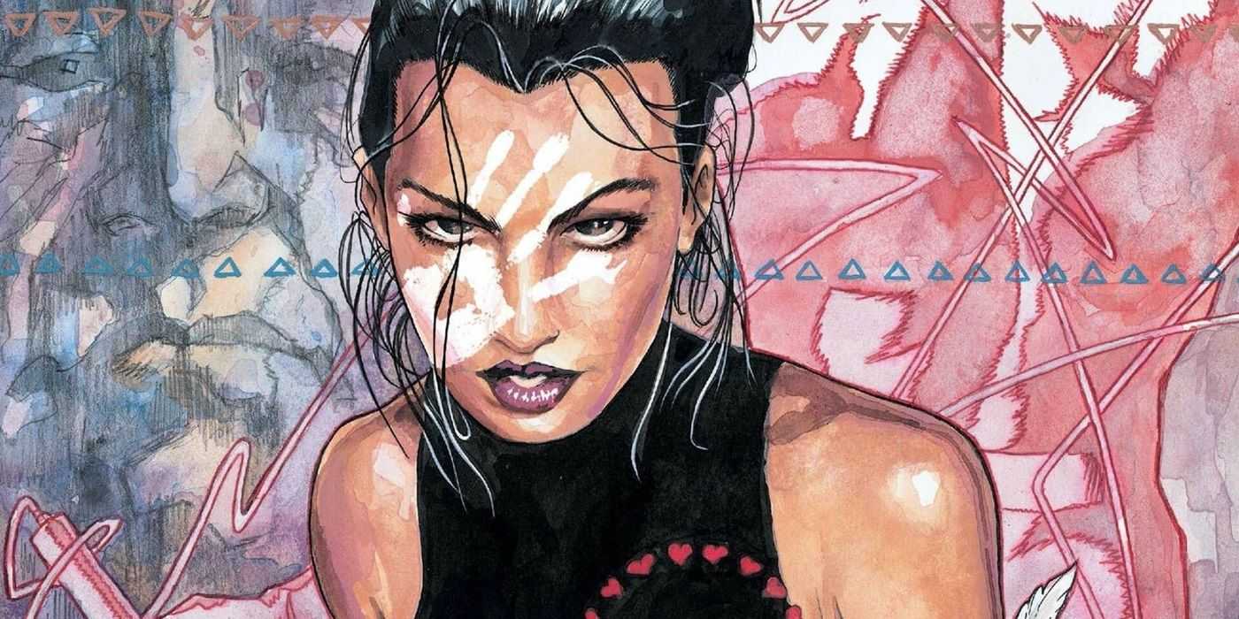 Detailný záber na Echo z Marvel Comics, ako ho nakreslil David Mack