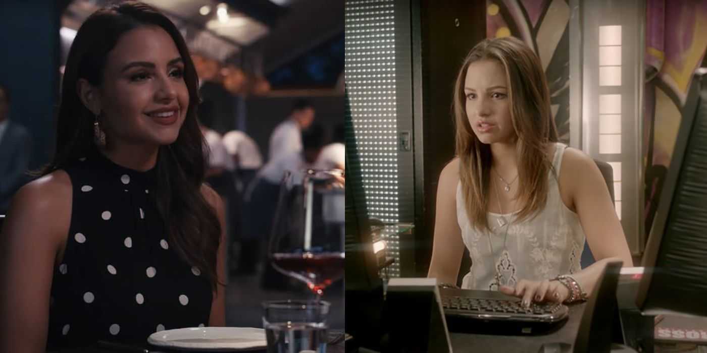 Geteiltes Bild von Aimee Carrero in „The Menu“ und „The Maid“.