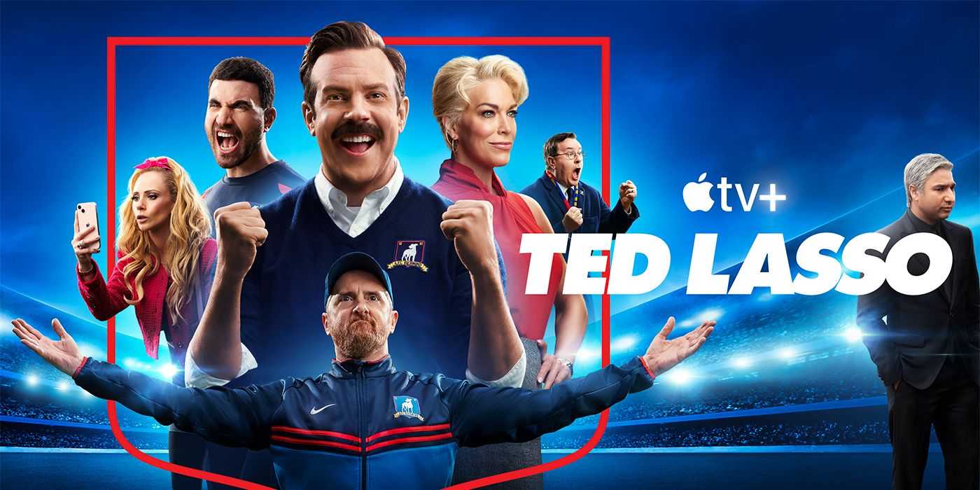 Kľúčový umelecký plagát od Teda Lassa na Apple TV+