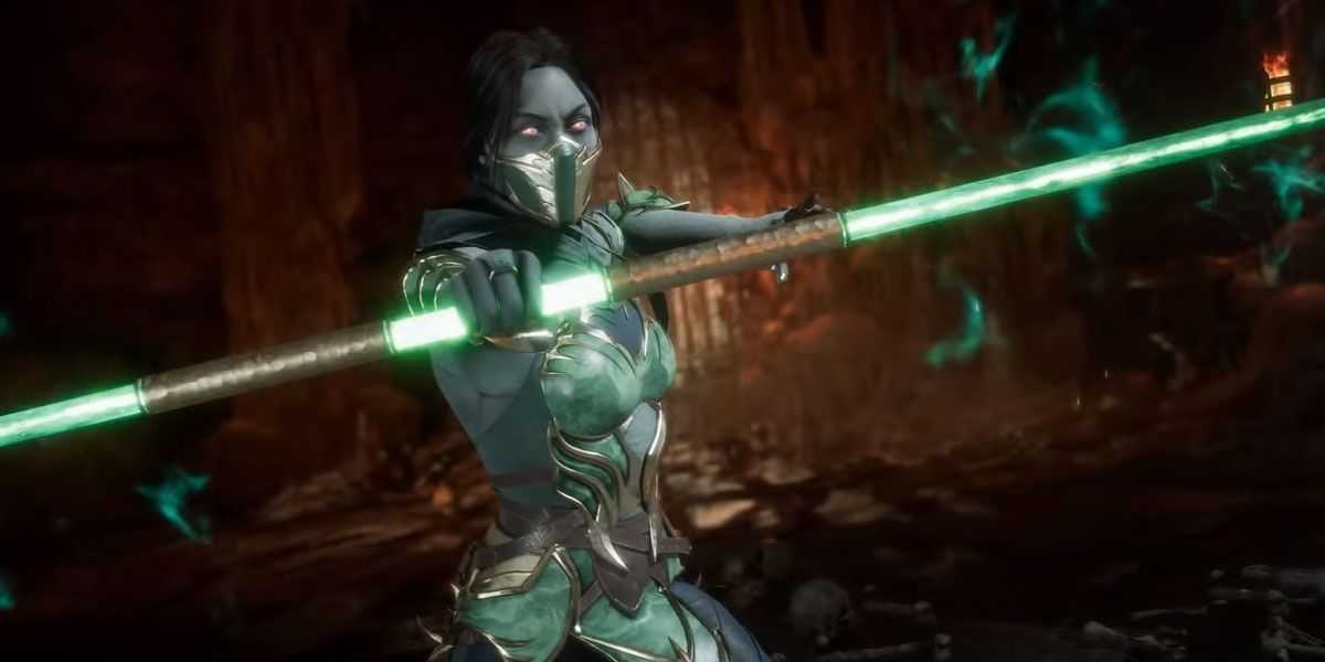 Jade como un renacido revivido en Mortal Kombat 11.