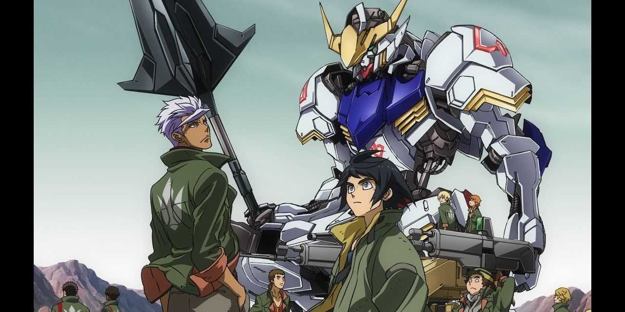 『機動戦士ガンダム 鉄血のオルフェンズ』に登場するキャラクターのポーズ。
