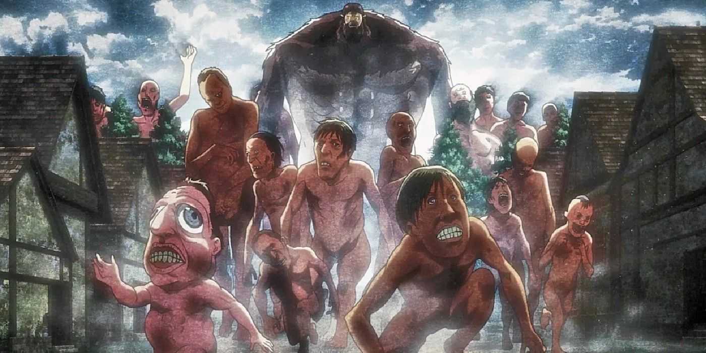 『進撃の巨人』では獣の巨人が巨人を解き放ちます。