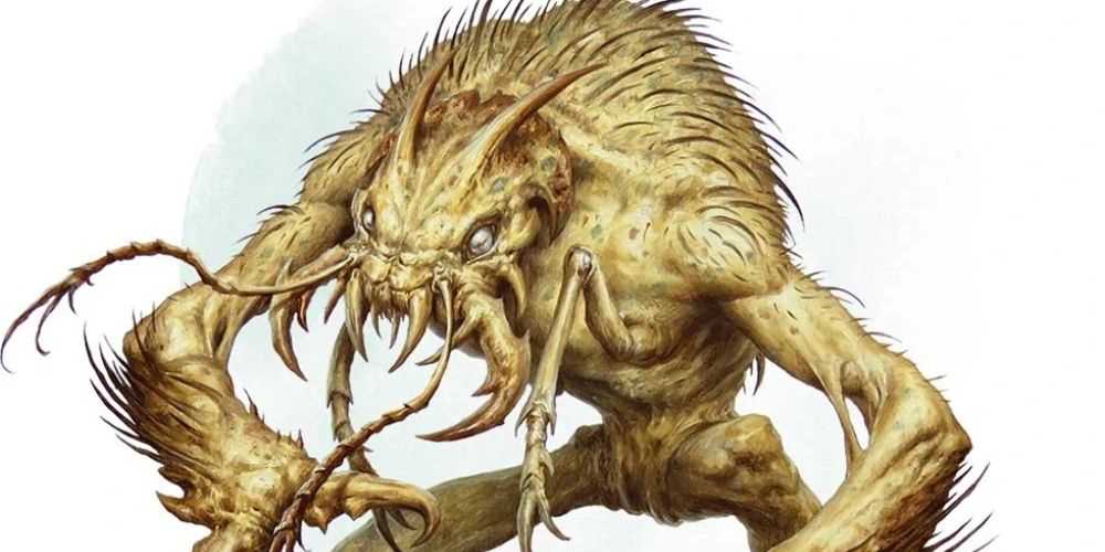Una criatura feérica de Meenlock en DnD