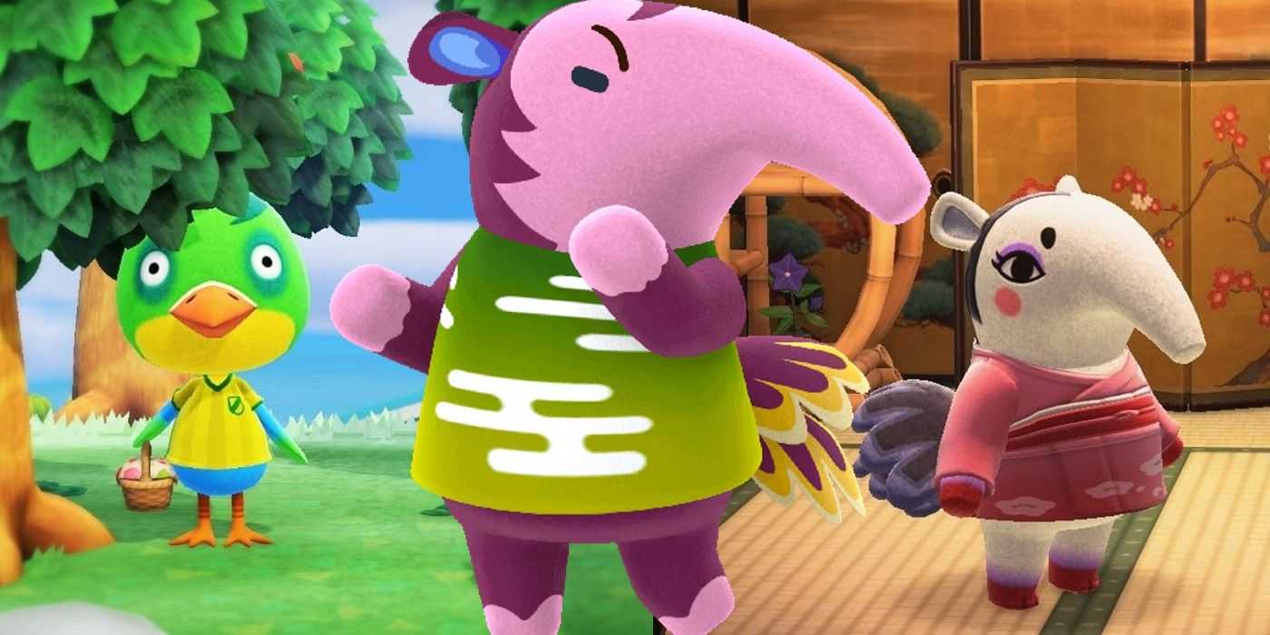 Eine Collage von Animal Crossing New Horizons