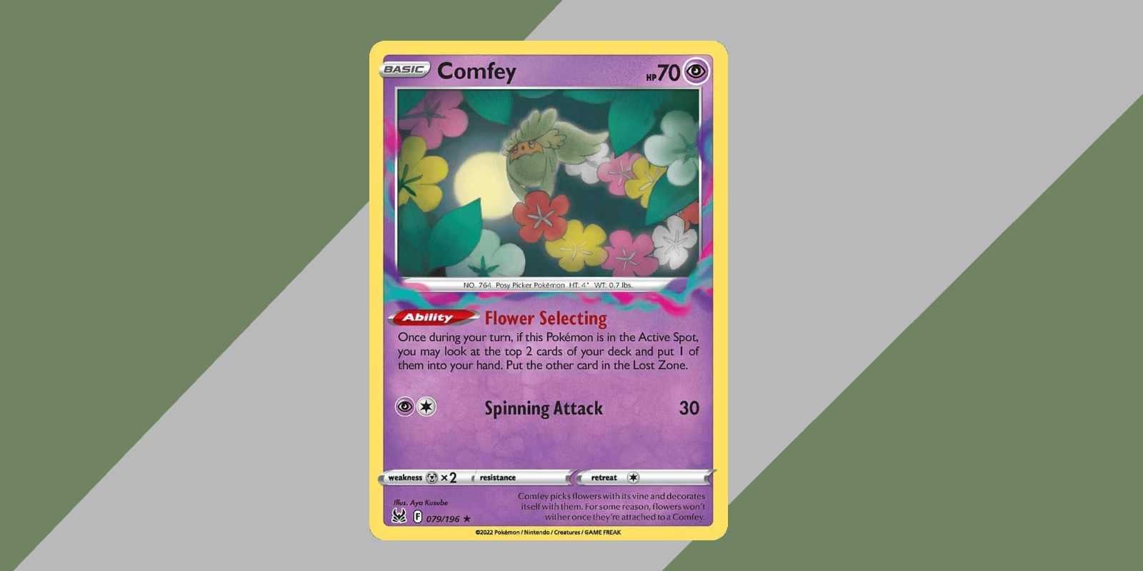 Lost Origins Comfey aus dem Pokémon-Sammelkartenspiel