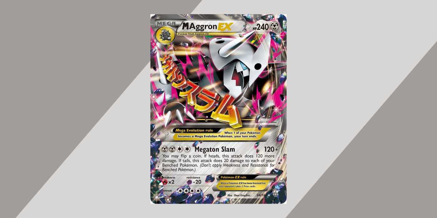 Mega Aggron Ex-Pokémon-Karte