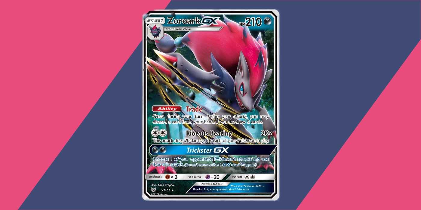 Zoroark GX Shining Legends Pokemon-Karte