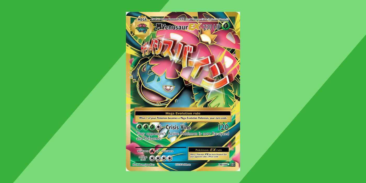 Pokemon Mega Venus Ex-Karte