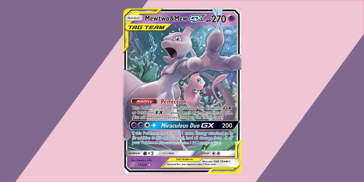 Mewtwo & Mew Tag Team GX Pokémon-Karte