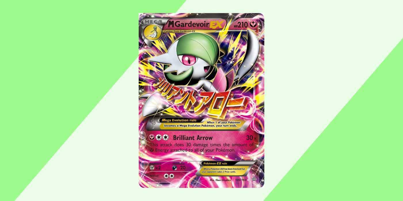 Pokemon Mega Gardevoir Ex-Karte