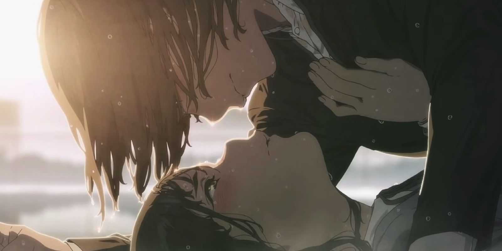 Masamune und Mutsumi liegen in MAPPA auf dem Boden