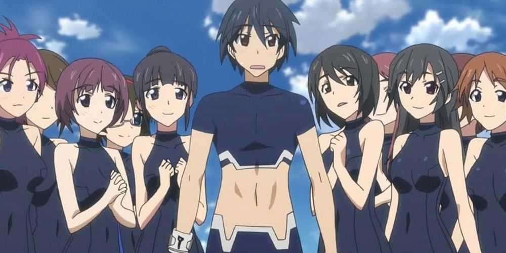 Ichika und seine Klassenkameraden gehen in Infinite Stratos schwimmen