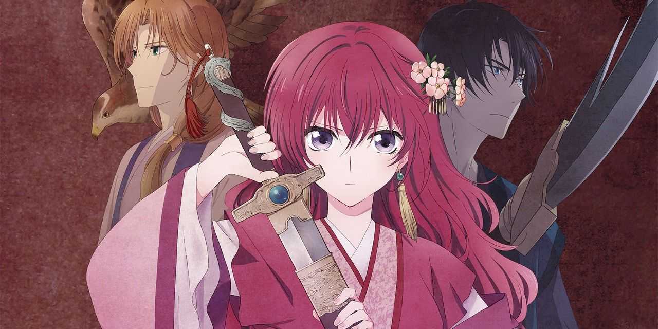 El elenco principal del anime Yona of the Dawn.
